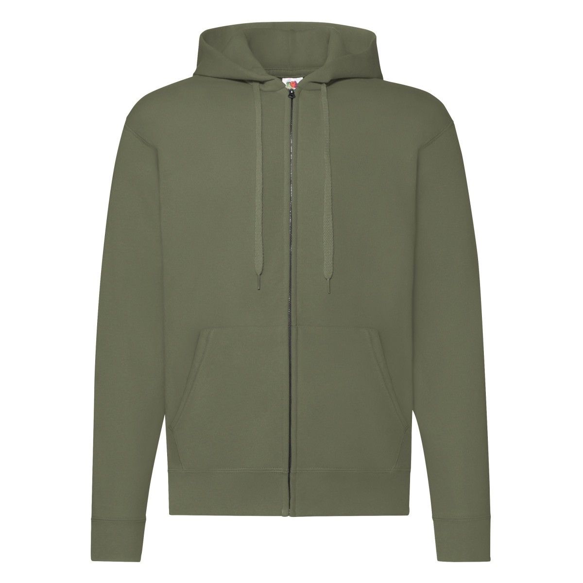 Klassische Kapuzenjacke mit Reißverschluss