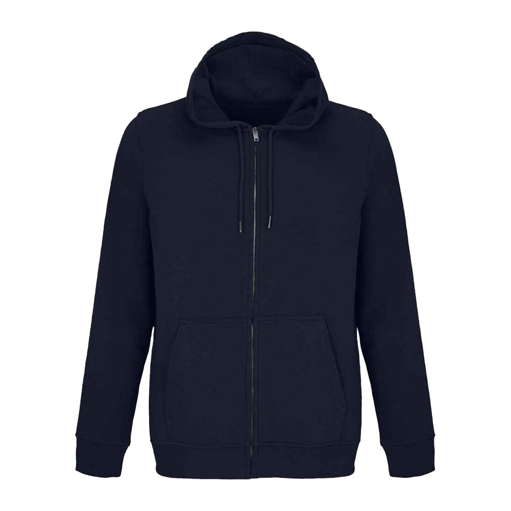 Klassischer Kapuzenpullover mit Reißverschluss