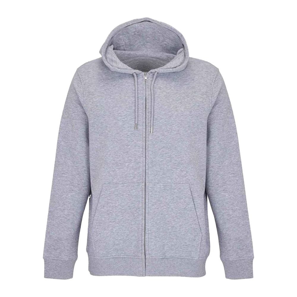 Klassischer Kapuzenpullover mit Reißverschluss