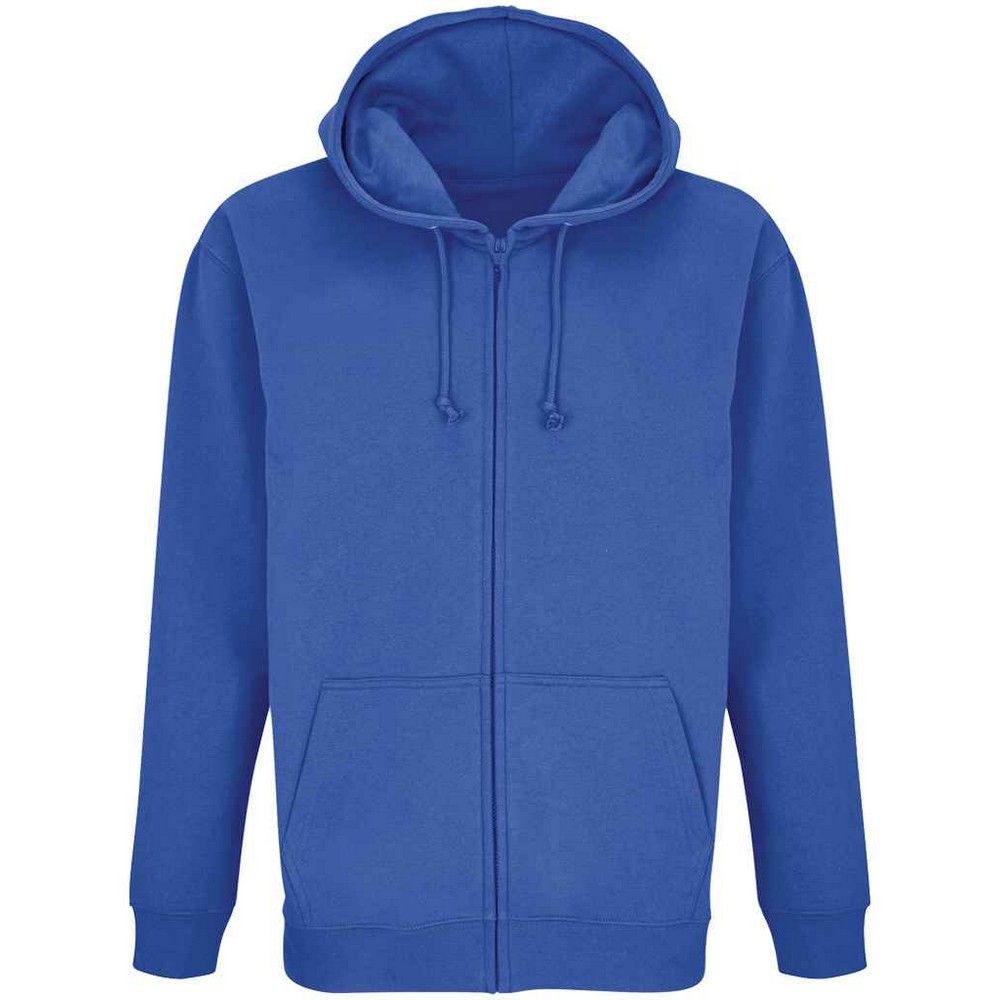 Klassische angeraute Fleece-Sweatjacke