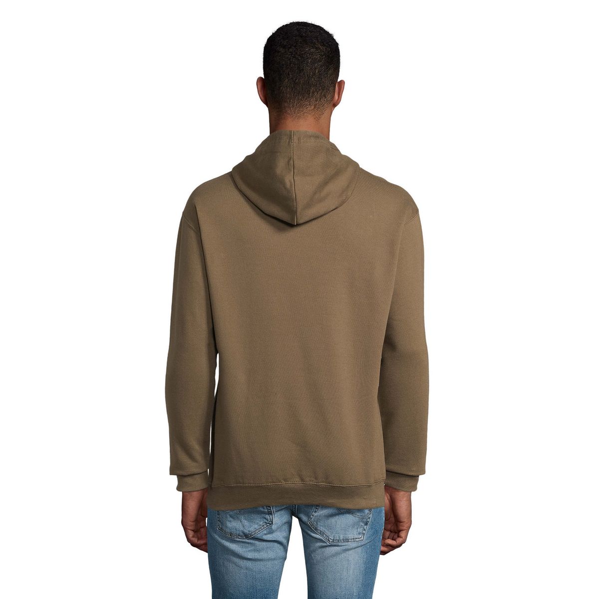 Klassischer Fleece-Kapuzenpullover