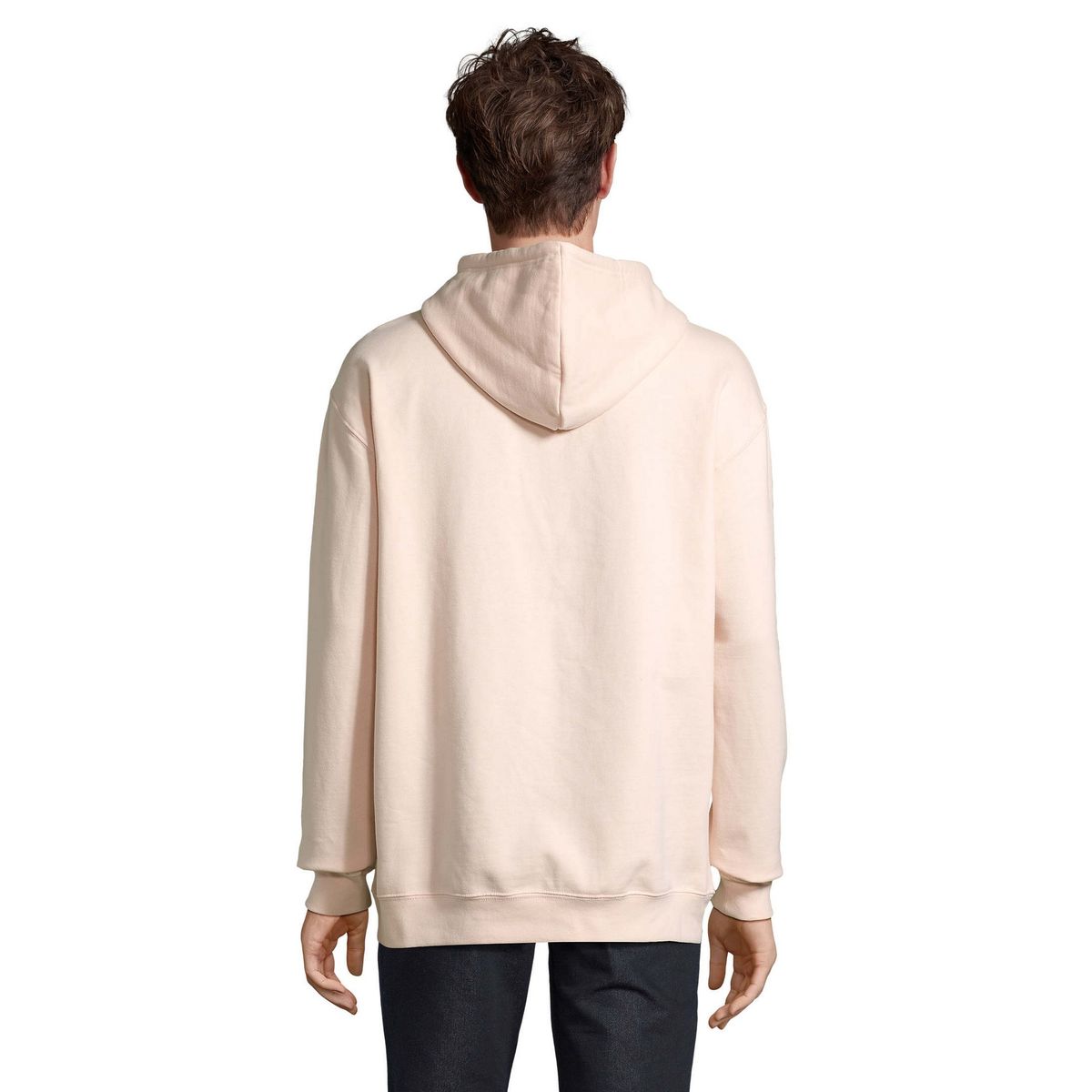 Klassischer Fleece-Pullover mit Kängurutasche