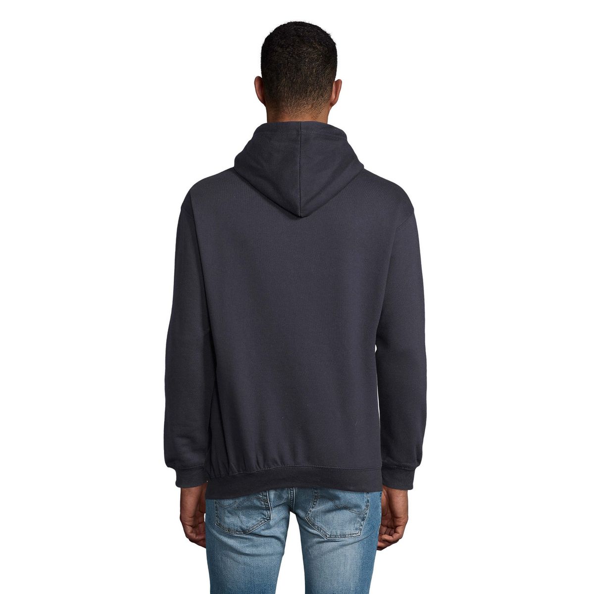 Klassischer Fleece Kapuzenpullover