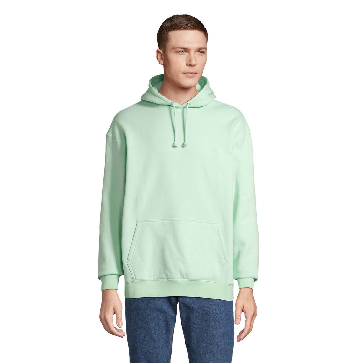 Klassischer Kapuzenpullover aus Fleece