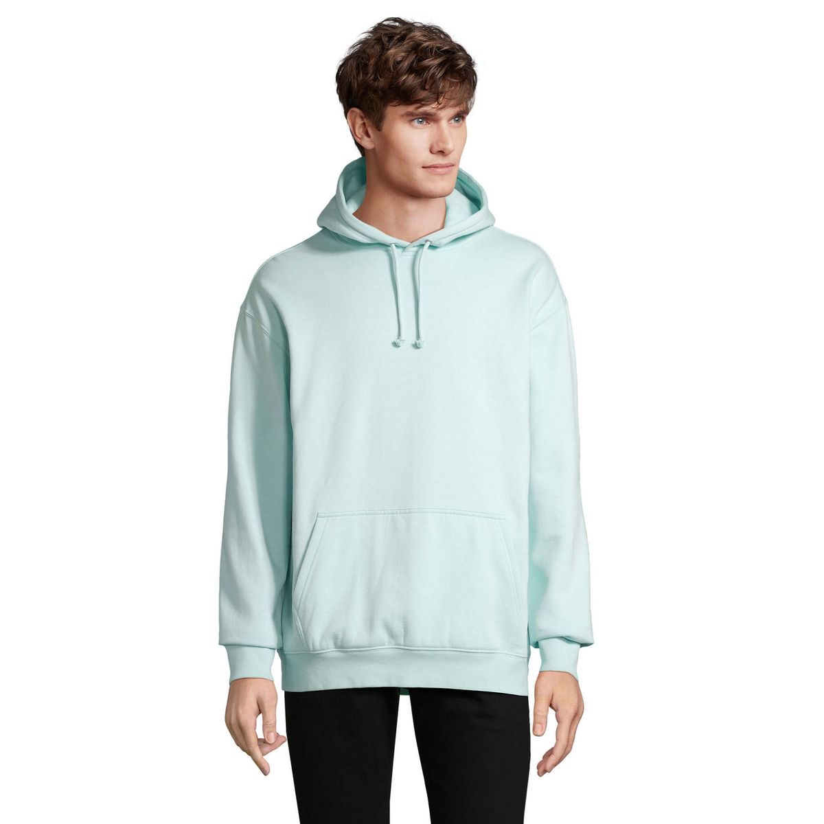 Klassisches Kapuzen-Fleece-Sweatshirt