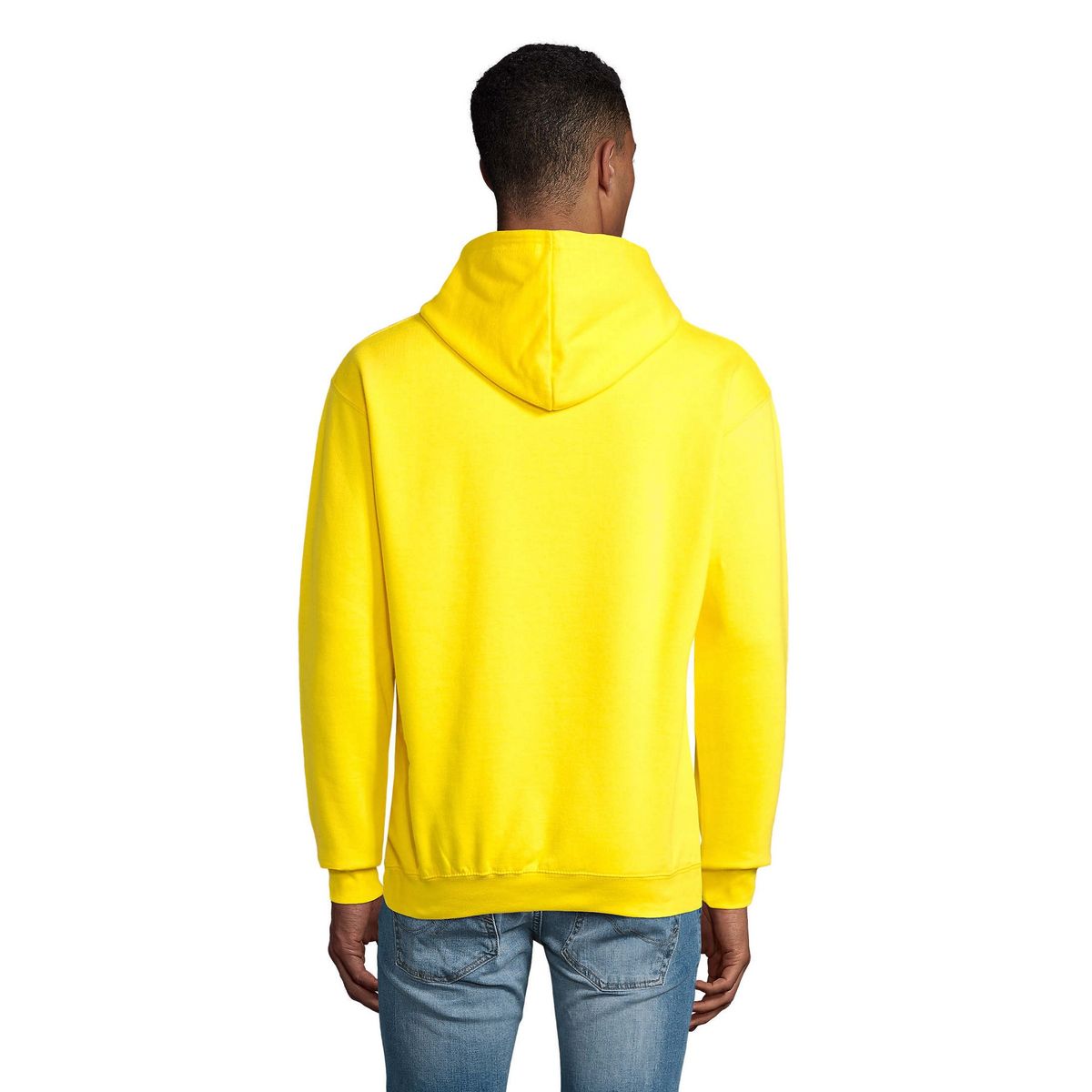 Klassischer Fleece-Kapuzenpullover