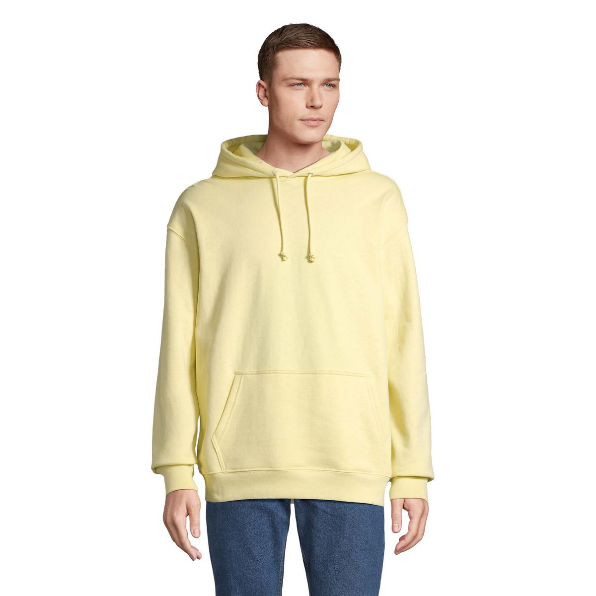 Klassischer Kapuzenpullover aus Fleece