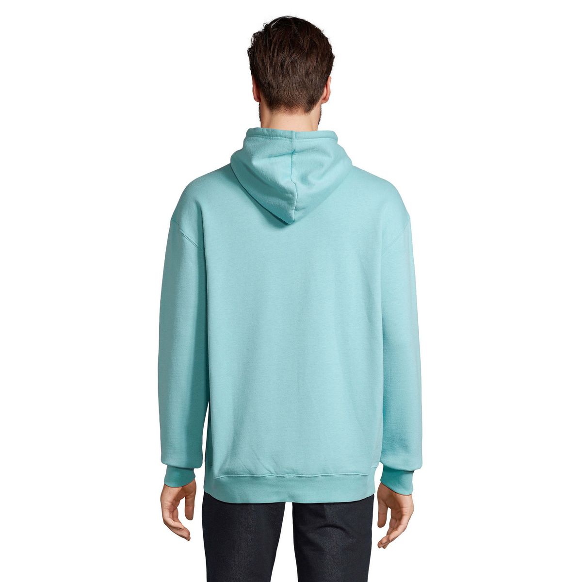 Klassischer Kapuzenpullover mit Fleece-Innenseite