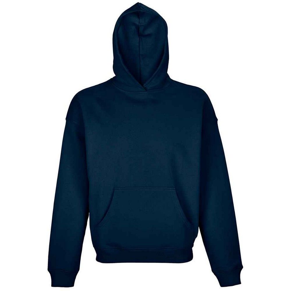 Oversized Kapuzenpullover aus Baumwolle