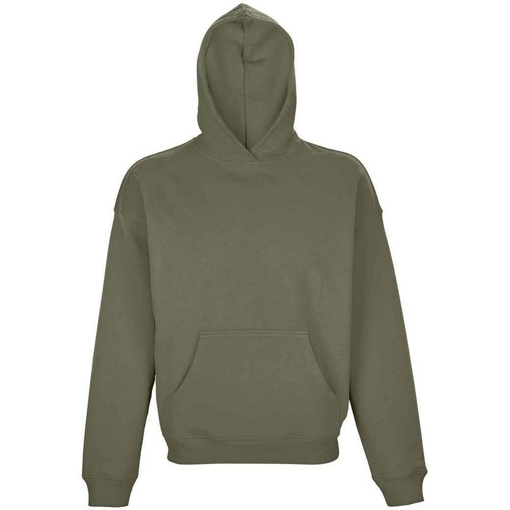 Oversize-Kapuzenpullover aus schwerer Baumwolle