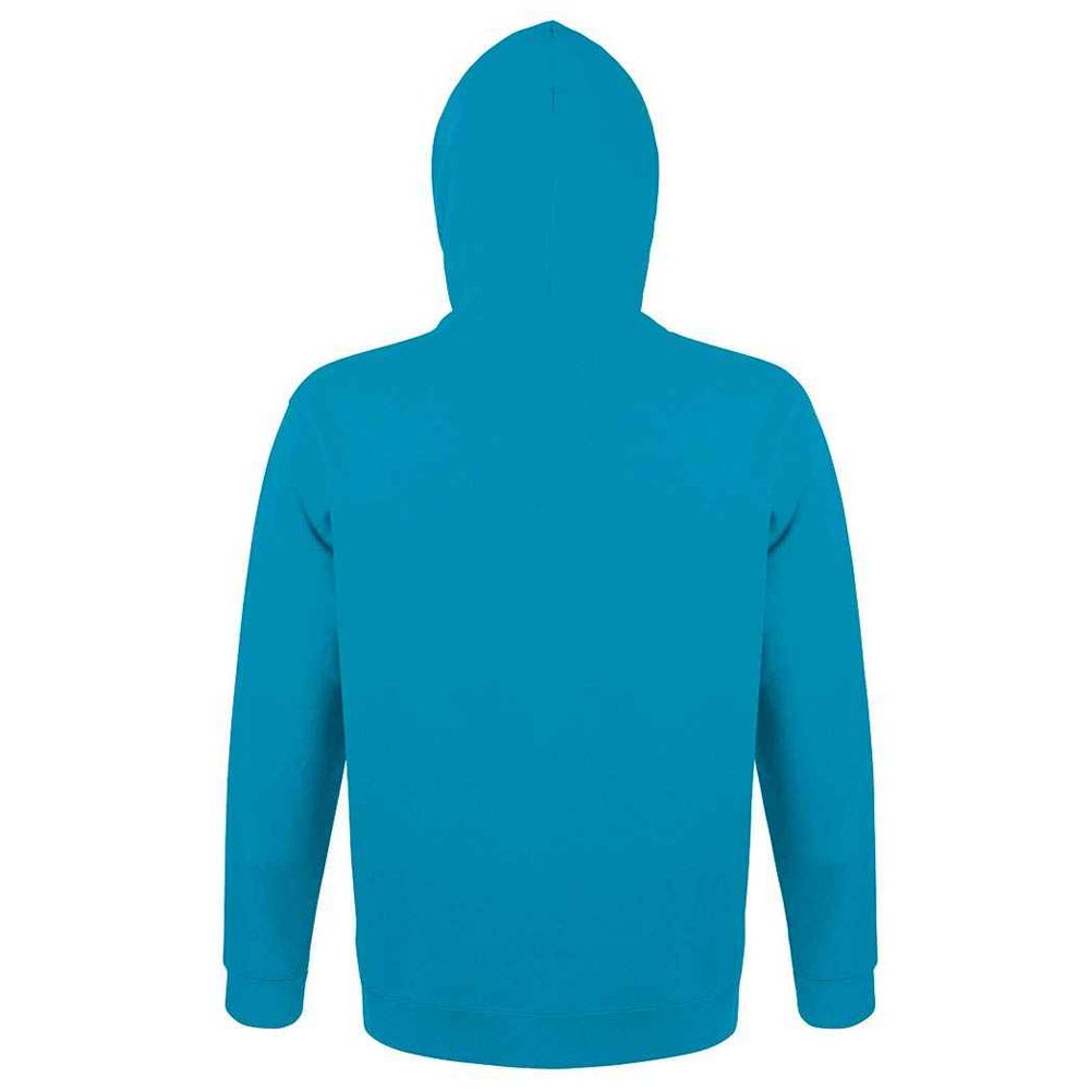 Einfarbiger Kapuzenpullover mit gebürstetem Fleece