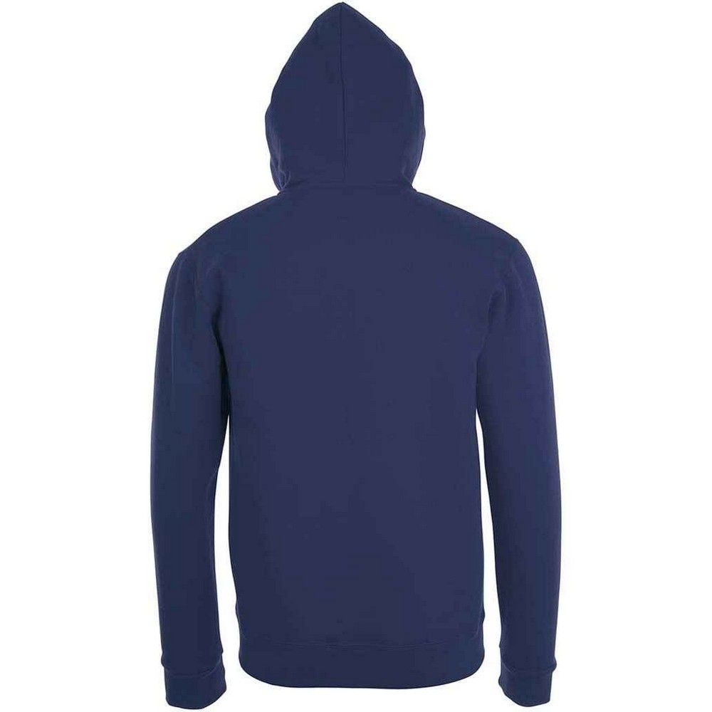 Klassischer Fleece-Kapuzenpullover mit Reißverschluss