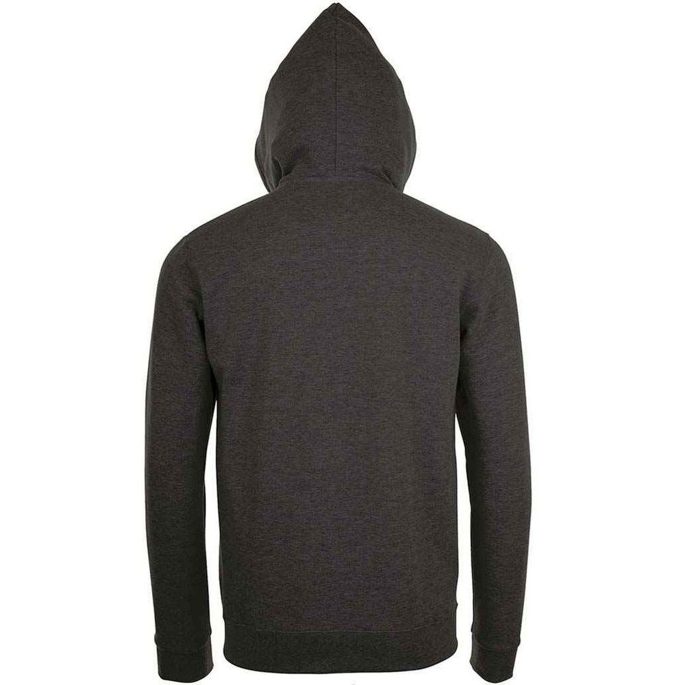 Klassischer Kapuzenpullover mit Reißverschluss