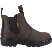Robuste Leder-Sicherheitsstiefeletten