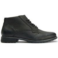 Klassische Leder-Schnürstiefeletten