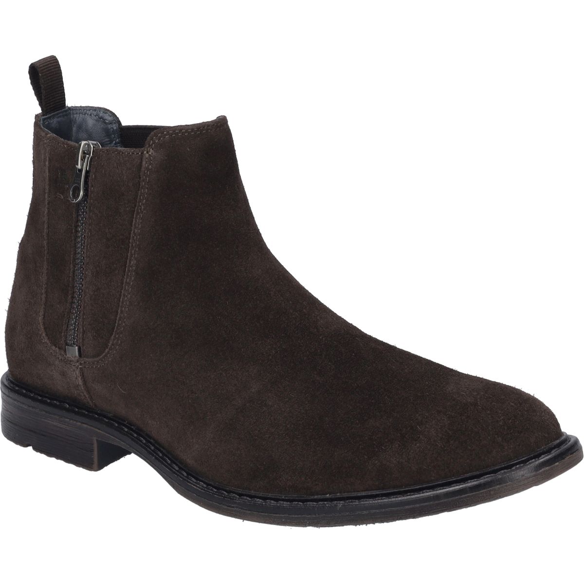 Elegante Wildleder-Stiefeletten mit Reißverschluss