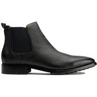Chelsea-Boots aus genarbtem Leder
