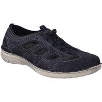 Handgenähte Komfort-Halbschuhe aus Veloursleder