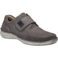 Handgenähte Leder-Halbschuhe mit Klettverschluss