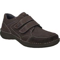Klassische Lederhalbschuhe mit Klettverschluss