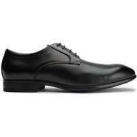 Eleganter polierter Schnürschuh, weite Passform