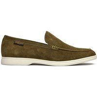 Zeitgenössische Wildleder-Loafer mit Gummisohle