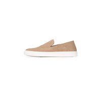 Minimalistische Slipper aus Wildleder