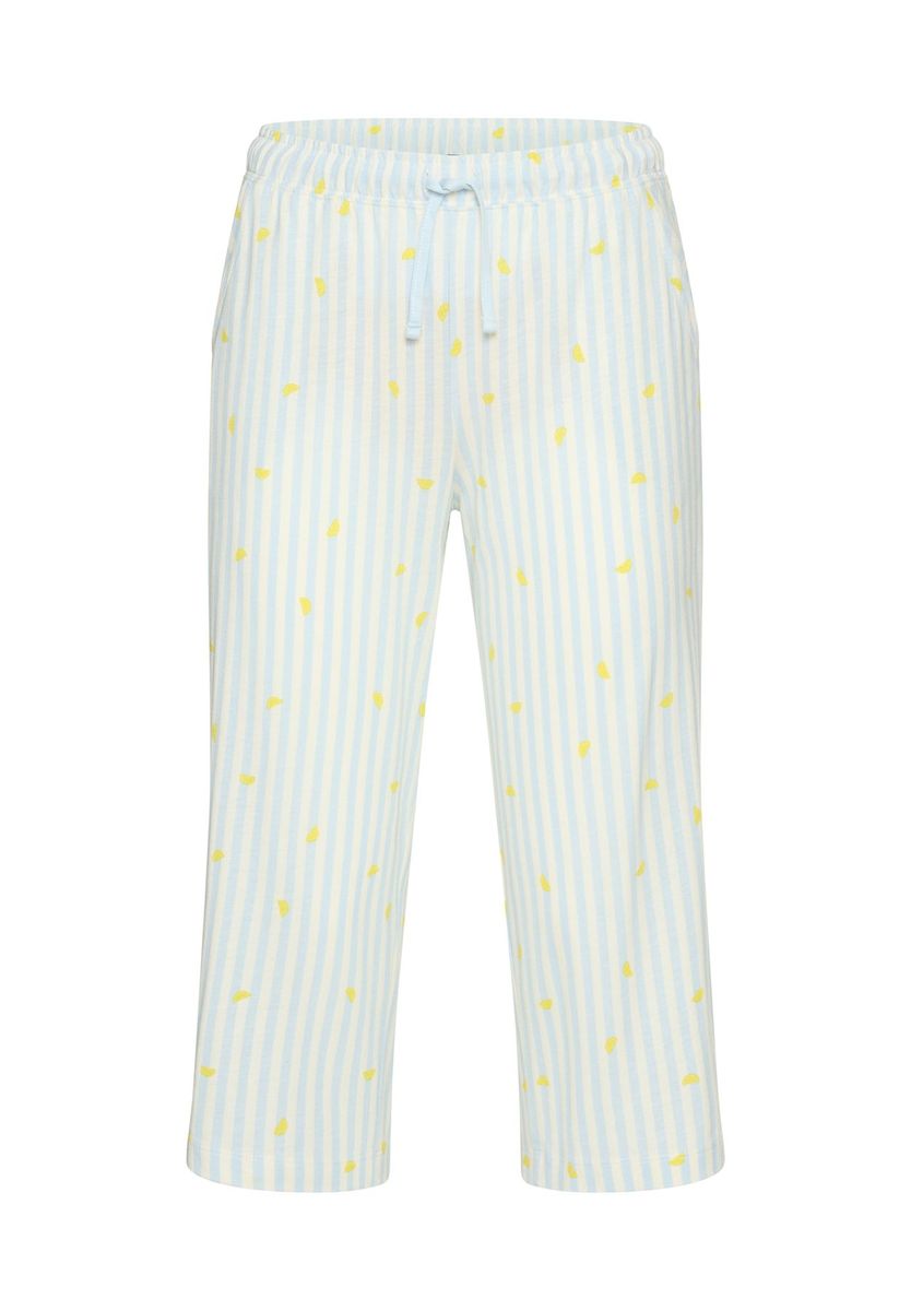 Gestreifte Loungehose mit Kordelzug