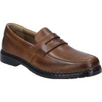 Handgenähte Leder-Loafer mit Komfortweite
