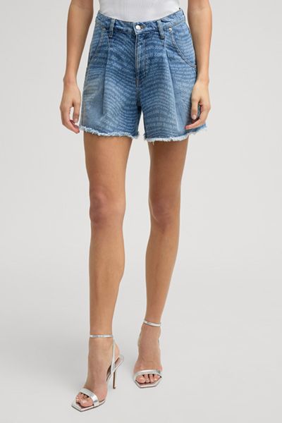 Joop! Jeans Esther Jeansshorts Wide Leg Fransen-Saum