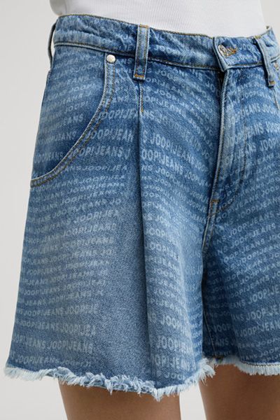 Joop! Jeans Esther Jeansshorts Wide Leg Fransen-Saum