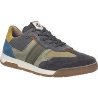 Mehrfarbiger Patchwork-Leder-Sneaker
