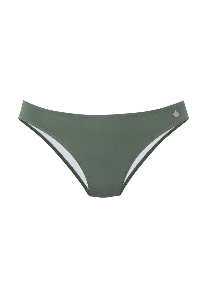 Klassische Bikinihose Olivgrün