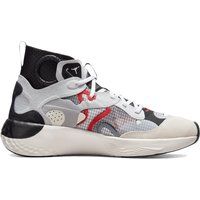 High-Top-Sneaker mit geometrischen Einsätzen