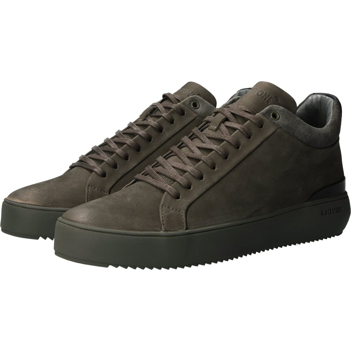 Minimalistische Mid-Top Wildleder-Sneaker