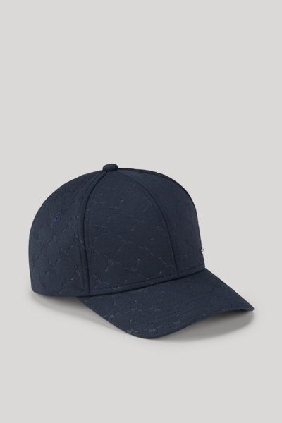 Joop! Cornflower Navy Cap Fargo mit Logo-Detail, Unisex