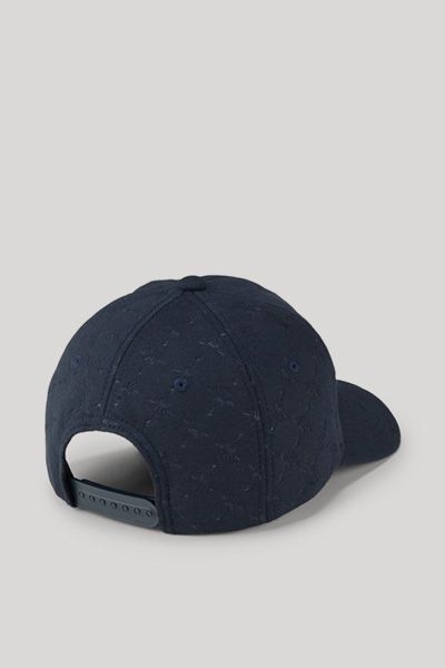 Joop! Cornflower Navy Cap Fargo mit Logo-Detail, Unisex