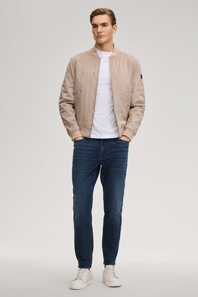 Joop! Jeans Cedric Weißes Rundhals Slim Fit T-Shirt