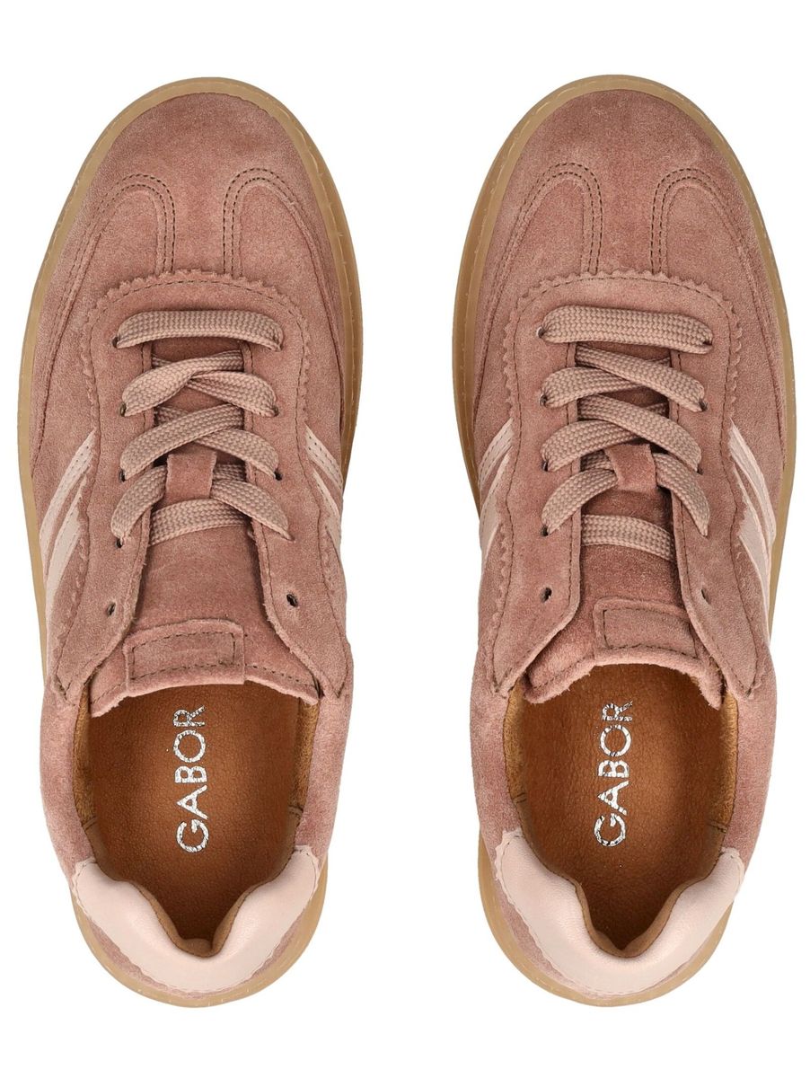 Retro Plateau-Sneakers aus Wildleder