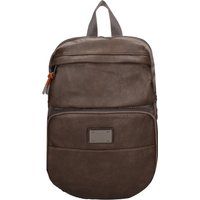 Rucksack aus Kunstleder mit Struktur