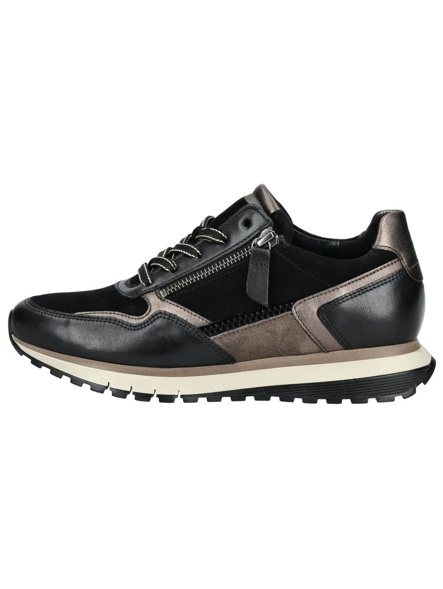 Gabor® Sneaker, Leder, für Damen, schwarz, 37 1/2