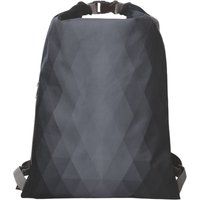 Roll-Top Rucksack mit Diamantmuster