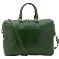 Elegante Schlanke Leder-Aktentasche