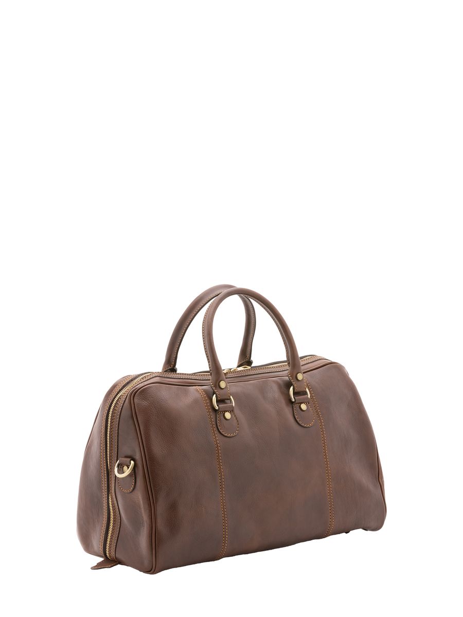 Klassische italienische Leder-Reisetasche