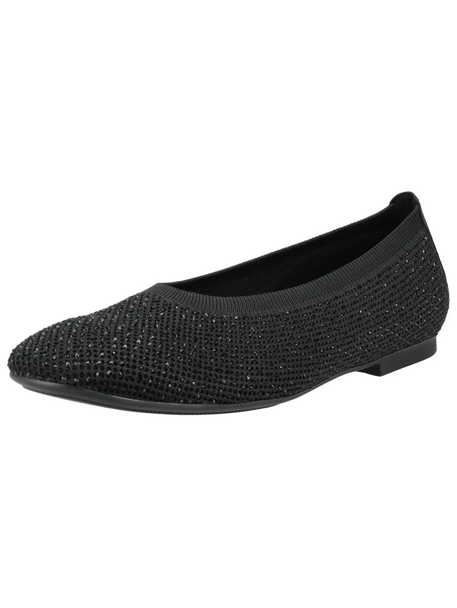 Verzierte Ballerinas mit spitzer Zehenpartie