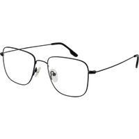 Minimalistische Quadratische Metall-Brillenfassung
