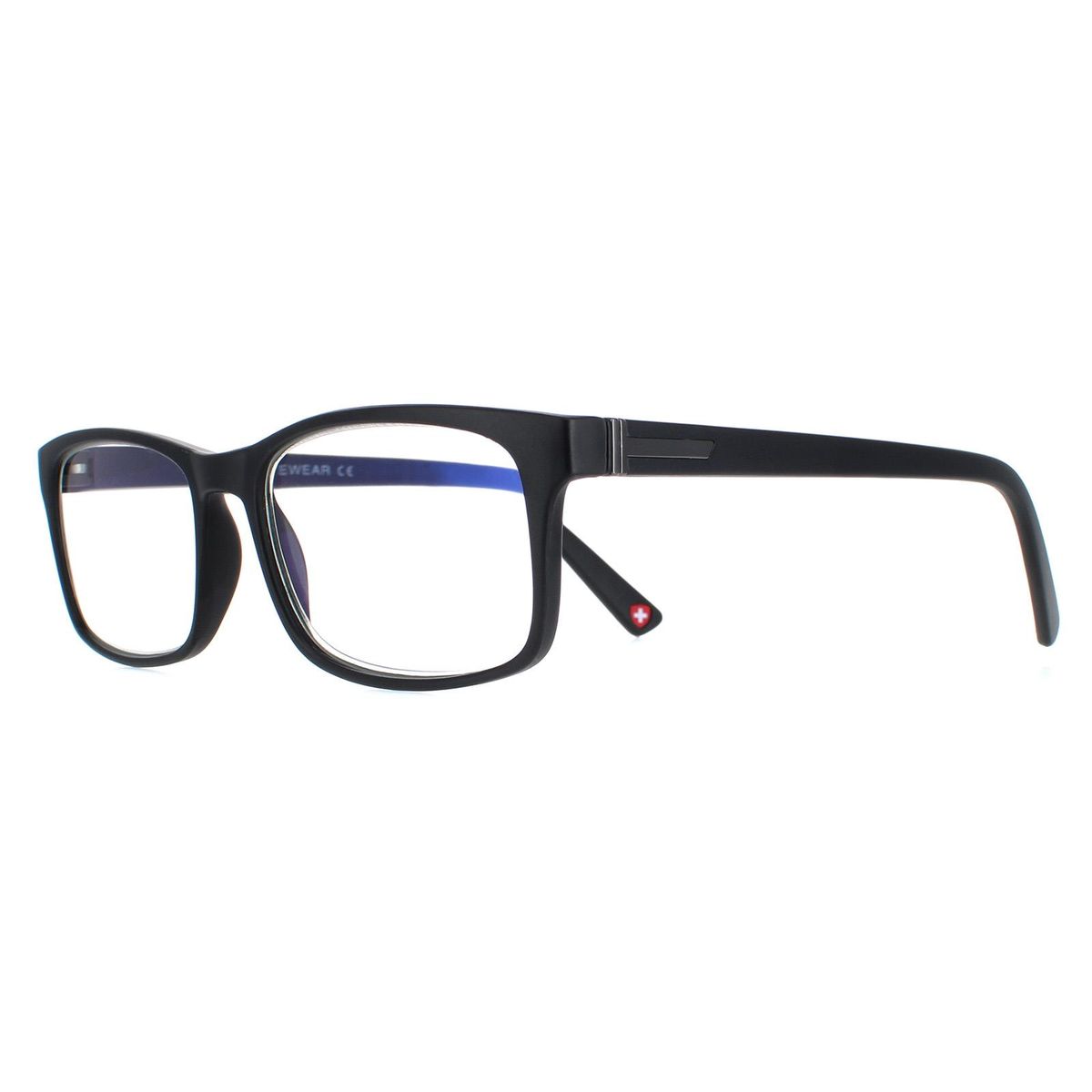Klassische rechteckige Blaulichtfilter-Brille