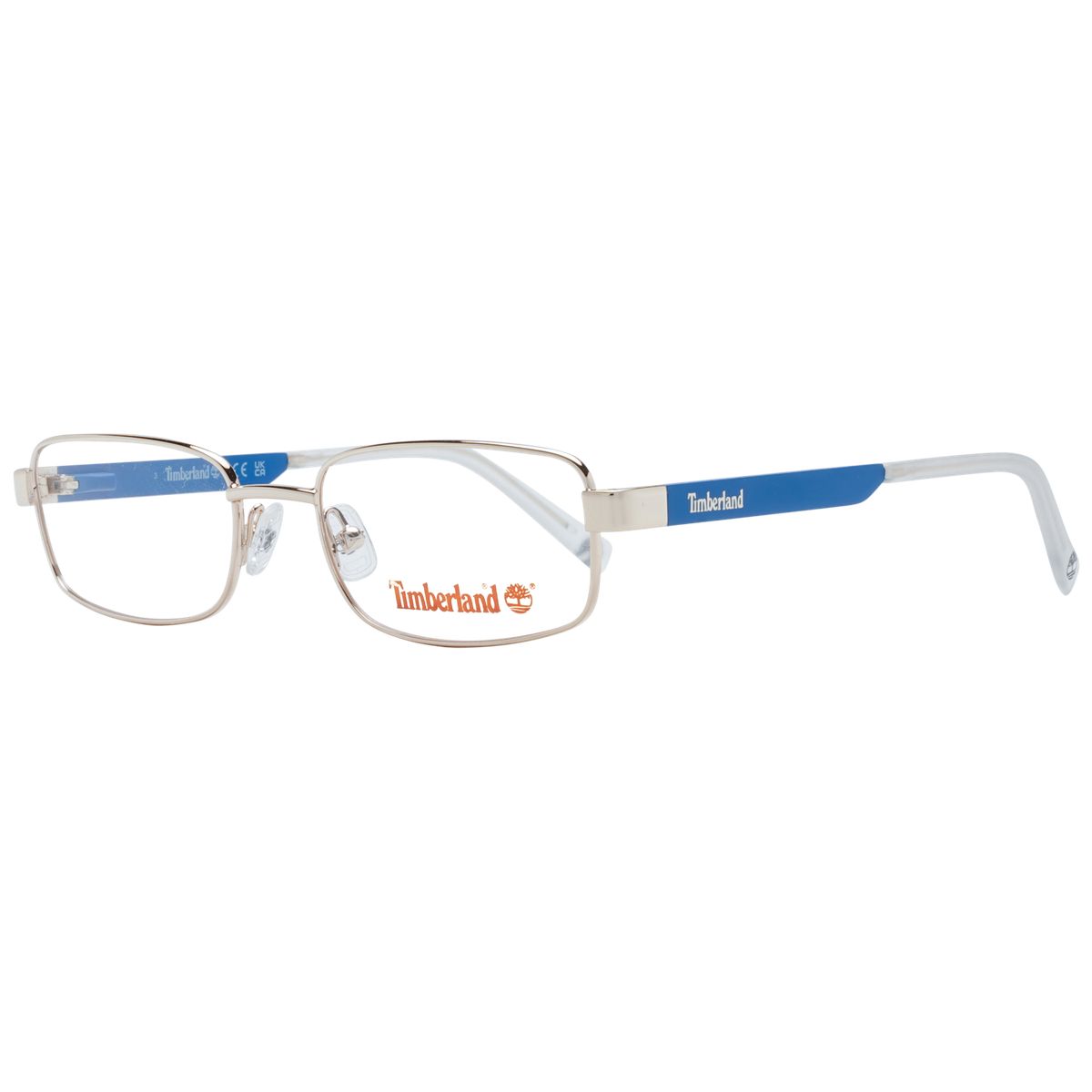 Rechteckige Metall-Vollrandbrille