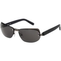 Halbrandlose Cat-Eye Logo Sonnenbrille