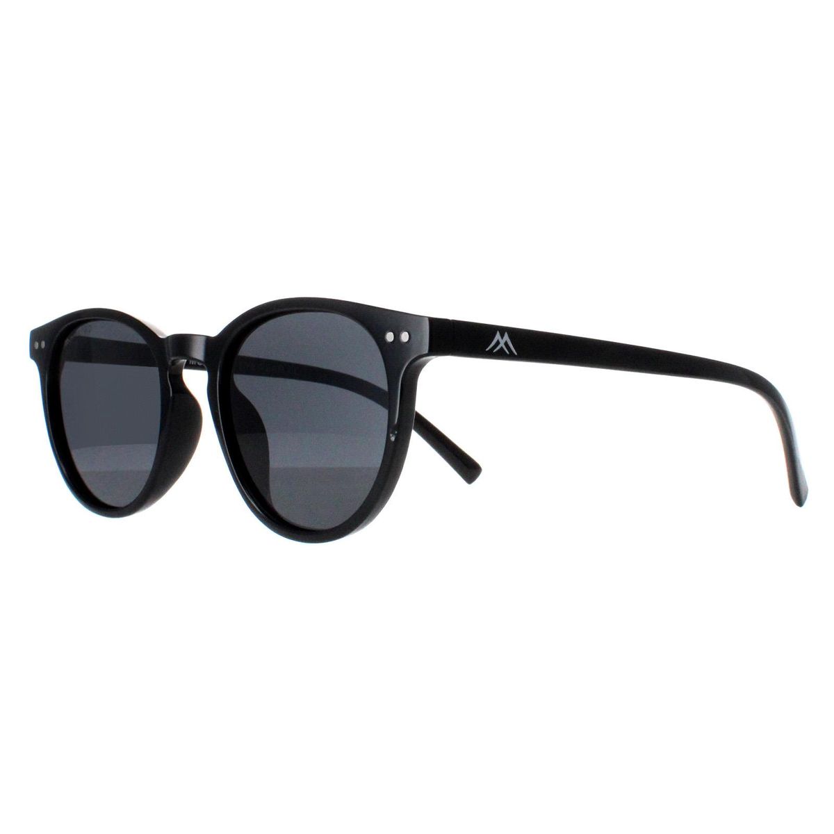 Runde polarisierte Sonnenbrille mit Rauchgläsern